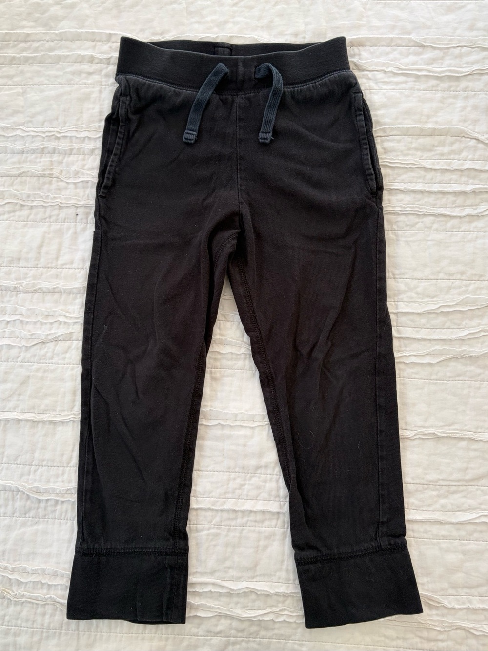 Kids Black Pull-On Jogger Pants - Comfortable Everyday Bottoms